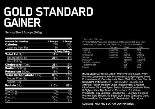 Gold Standard Gainer - chocolate