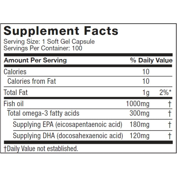 MuscleTech 100% Fish Oil